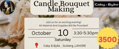 Poster for Candle Bouquet Making