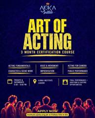 Poster for Art of Acting - 3 Month Certification Course