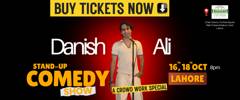 Poster for Danish Ali - Stand Up Comedy Show (Lahore)
