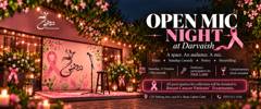 Poster for Open Mic night at Darvaish