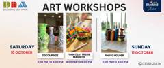Poster for Art Workshop By Discovering New Artists